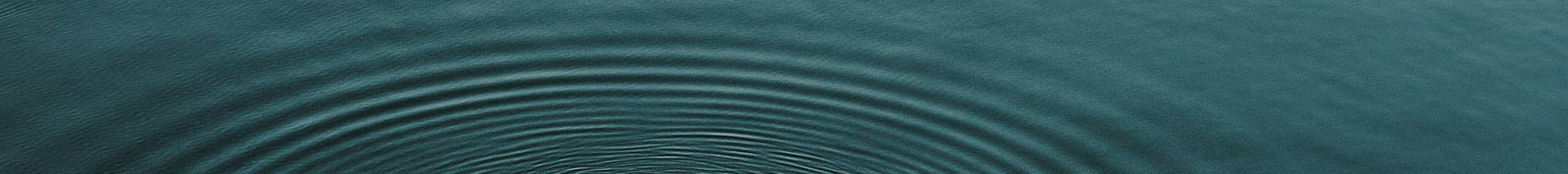 Ripples on blue water