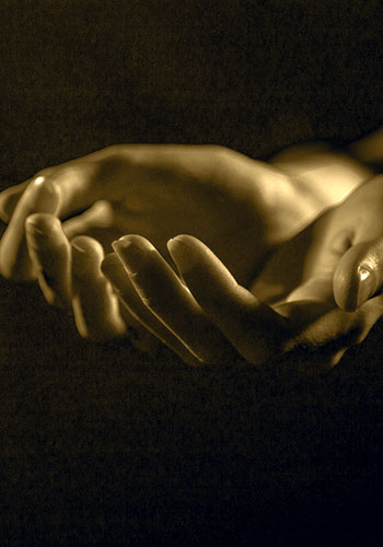 open hands