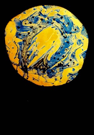 abastract painting of a guiding light