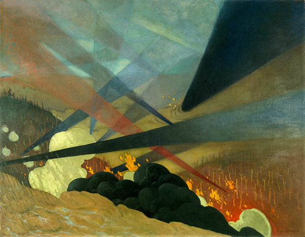 painting of battle of Verdun