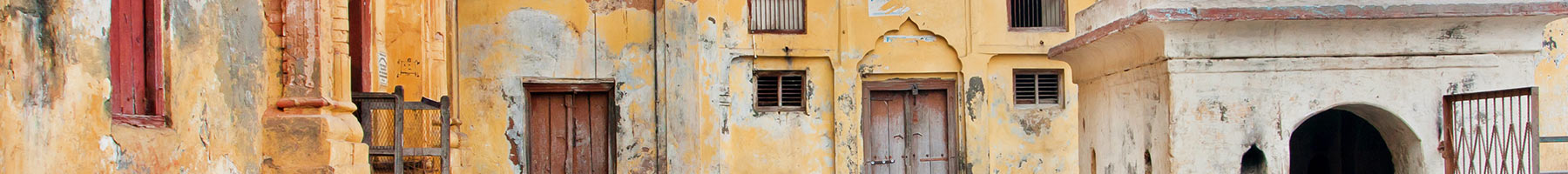 old courtyard in India