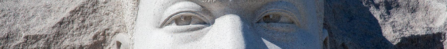 MLK memorial detail of hands