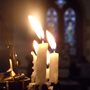 candles in a church