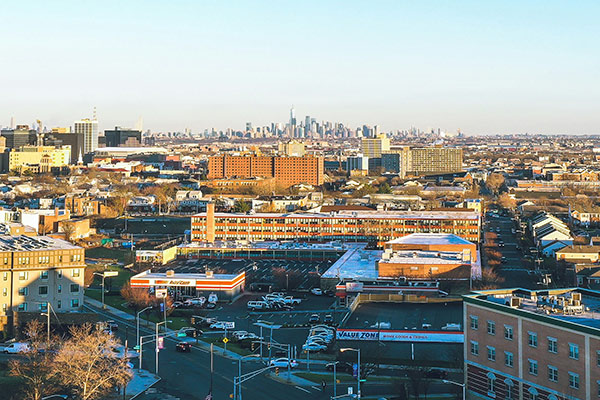 city scape of Newark, New Jersey