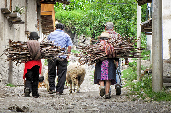 Peruvian peasants