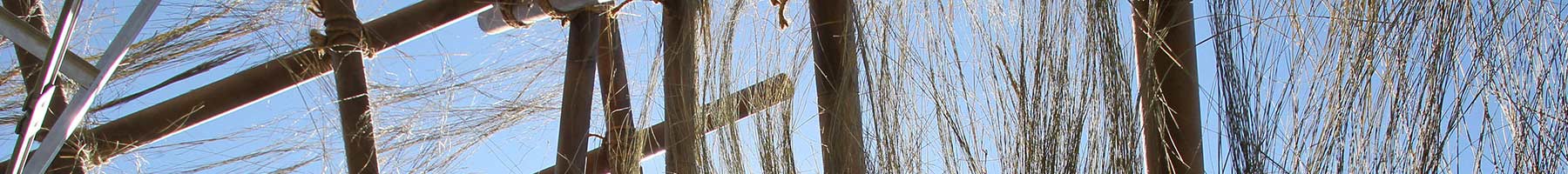 a man building a sukkah