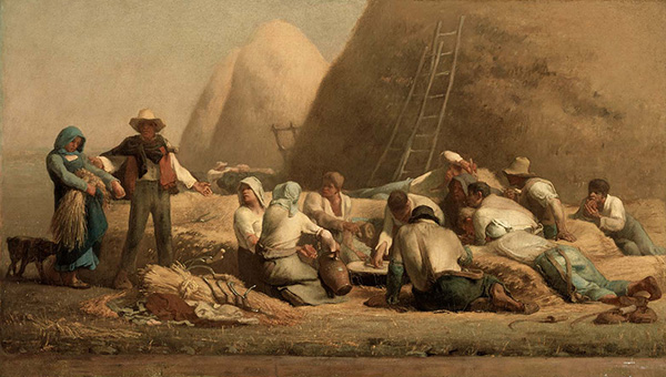 painting of harvesters resting