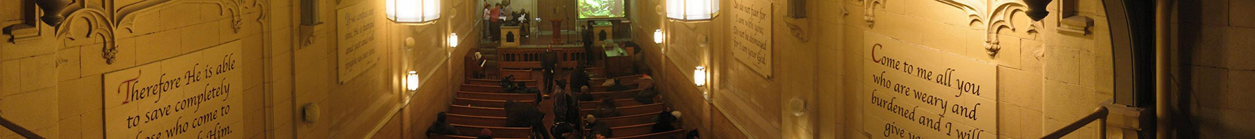 chapel at the Bowery Mission