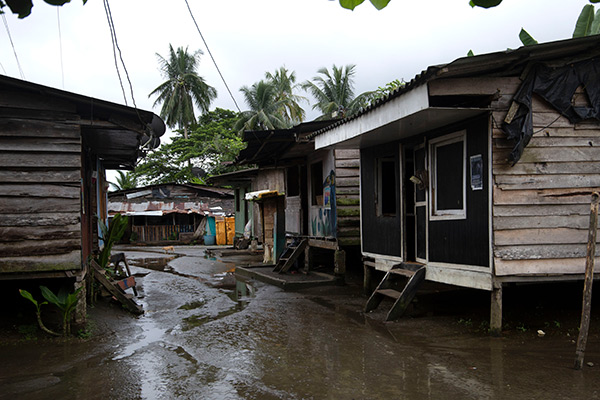 High tide in Punta Soldado