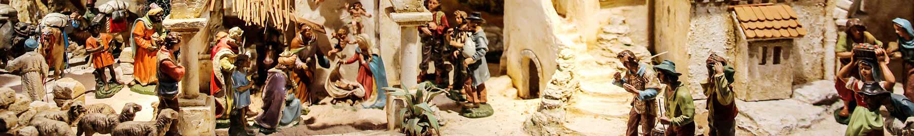 An Italian Christmas nativity scene