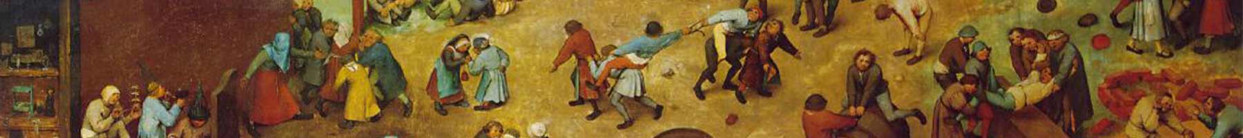 Pieter Bruegel the Elder, Children’s Games, detail