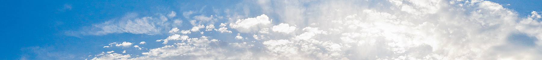 clouds against a bright blue sky