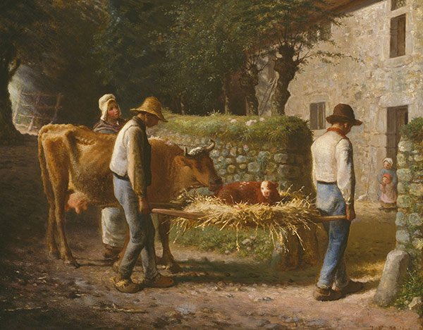 Peasants Bringing Home a Calf Born in the Fields