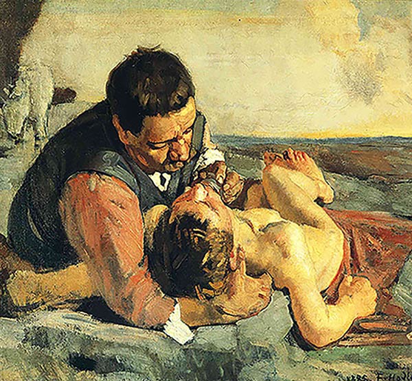 The Good Samaritan An artistic interpretation by Ferdinand Hodler