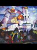 cubist painting of jerusalem