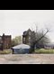 old brick urban mansions