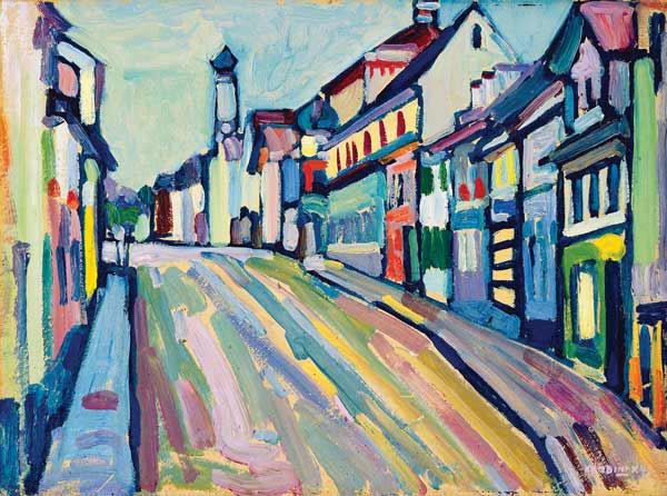 Wassily Kandinsky, Murnau, Lower Market Street