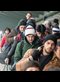 Middle Eastern refugees at the train station in Passau