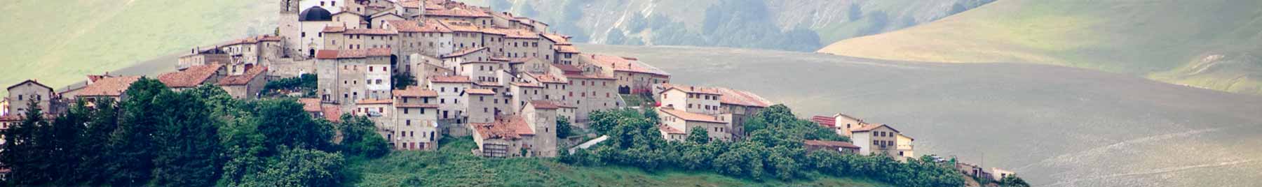 Norcia, Italy, the birthplace of Saint Benedict, whose monastic communities  kept Christian culture alive during the Dark Ages