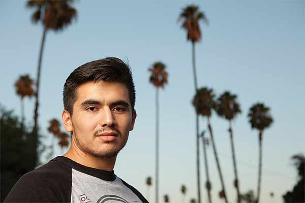 Cesar, an undocumented immigrant, photographed by John Noltner.