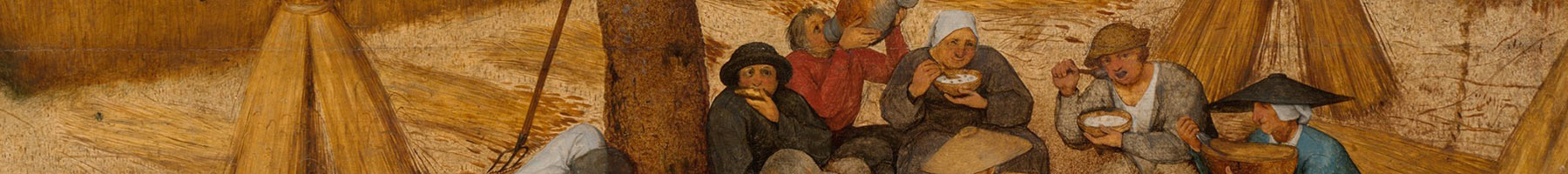 Detail from Bruegel's painting The Harvesters.