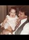 the authors dad with her, 1980