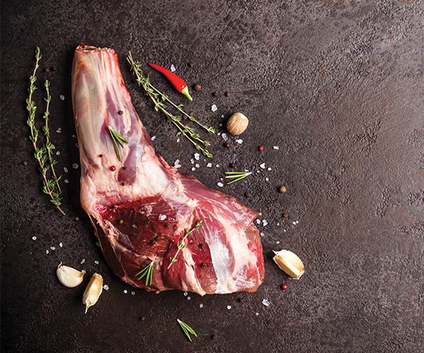 leg of lamb with rosemary
