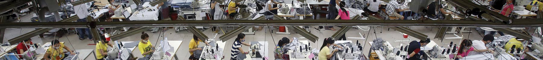 women sewing in a sweatshop