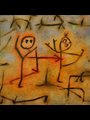 painting of two stick men