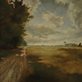 painting of a dirt road in Autumn