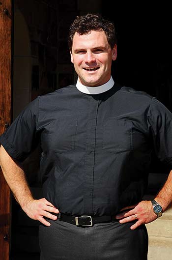 The author as an episcopal priest.