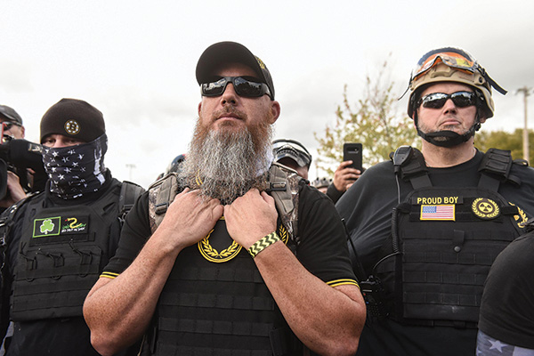 Proud Boys rally in Portland, September 2020