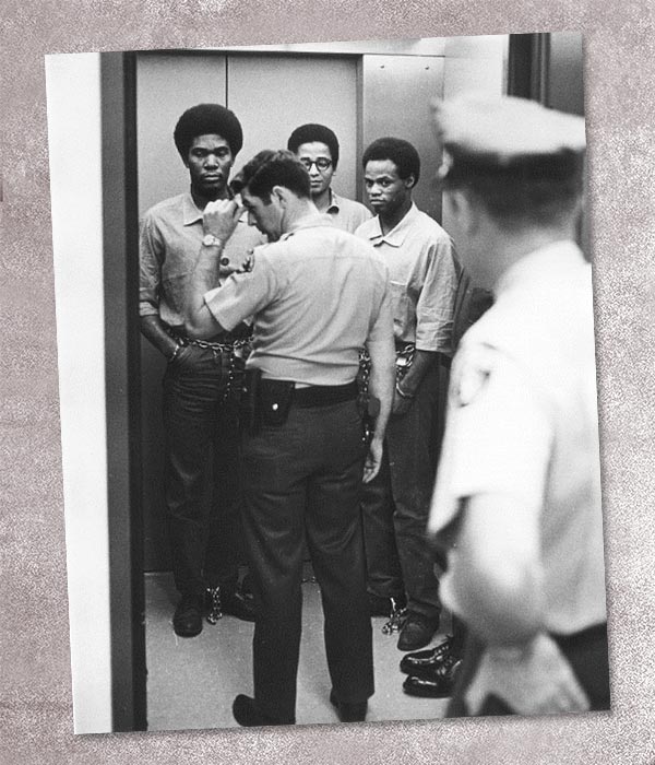 John Clutchette, George Jackson, and Fleeta Drumgo (the Soledad Brothers), 1970