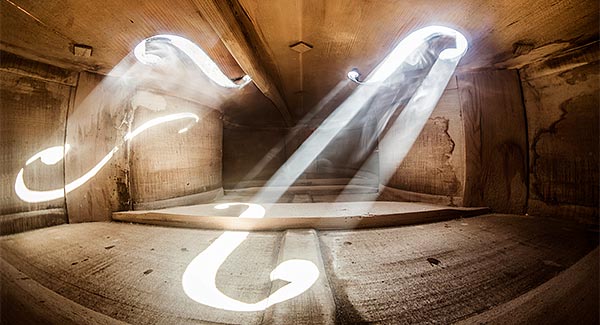 photo of the inside of a cello