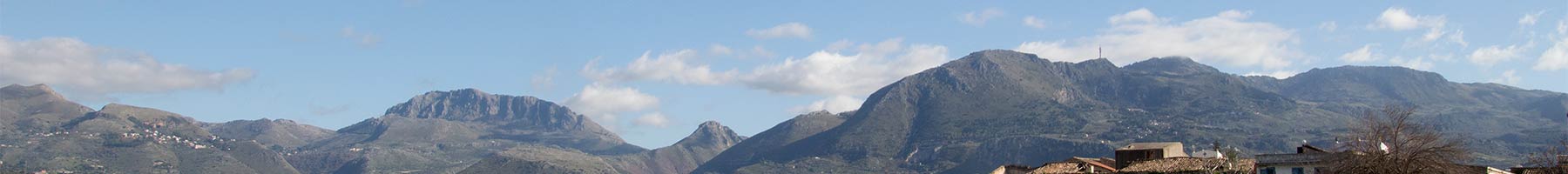 mountainous landscape in Sicily, Italy