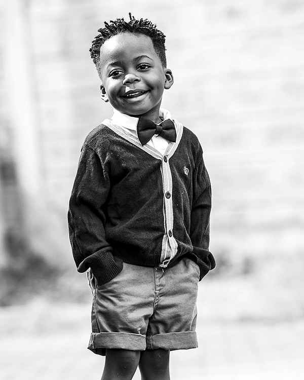 portrait of a smiling boy