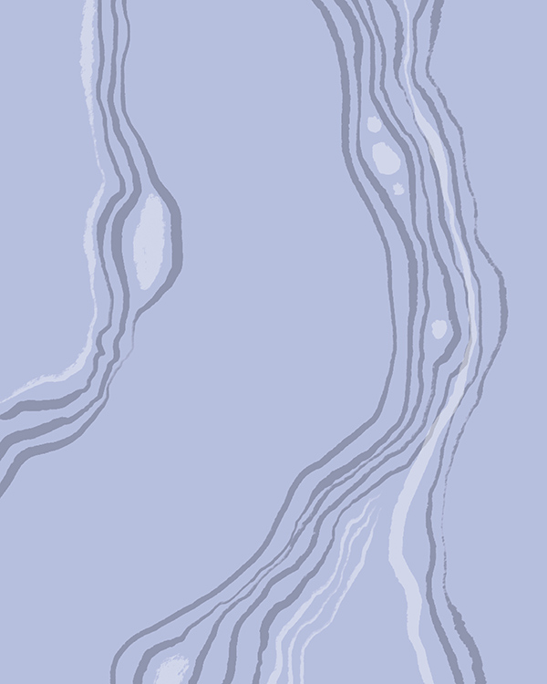 illustration of lines on a blue background