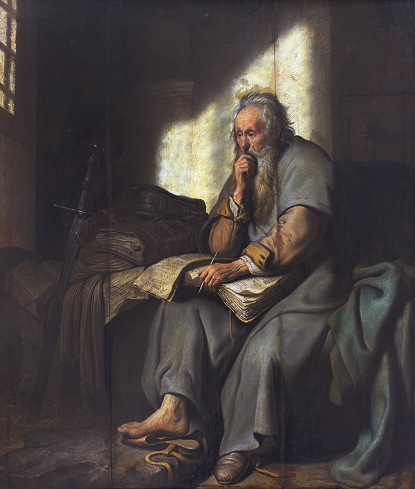 painting of Apostle Paul in prison