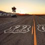 Route 66 at sunset