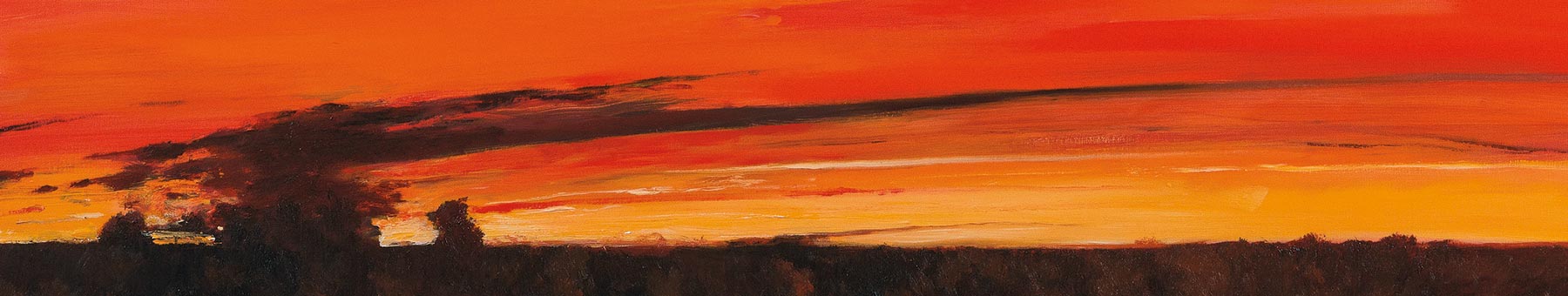 painting of a sunset