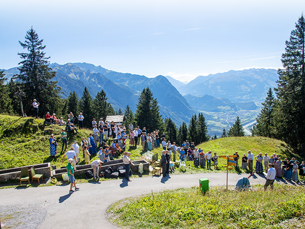 View of the Alps