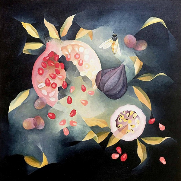 Painting of figs