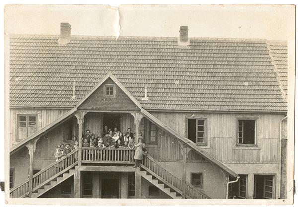 Historic photo of Bruderhof school in Germany