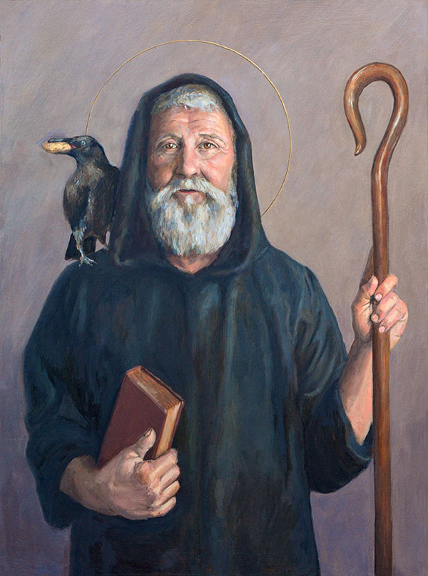 painting of a saint