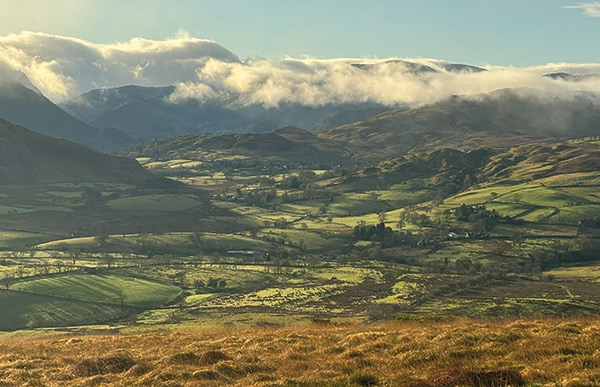 view of a valley